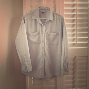 Old navy light blue boyfriend shirt